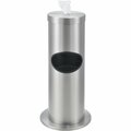 Global Industrial Floor Standing Stainless Steel Wet Wipe Station Starter Kit 670298